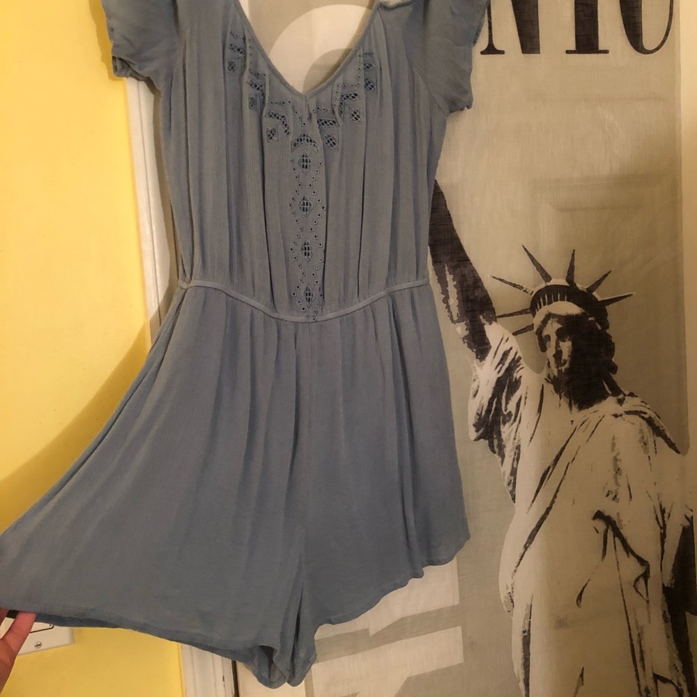 Light Blue Lush Romper size Large